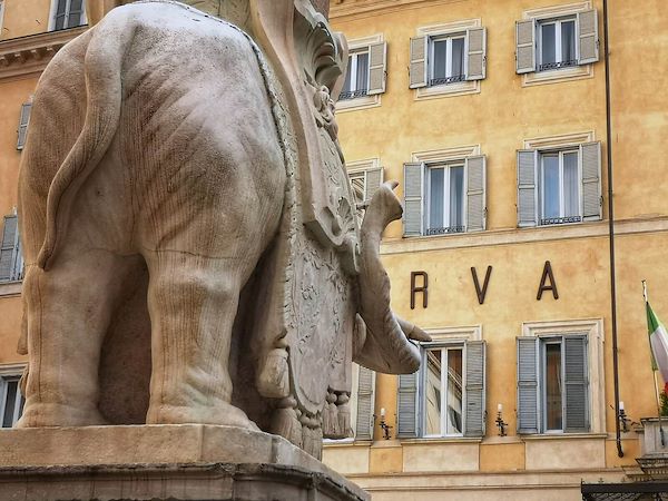 L’elefantino di Piazza Minerva a Roma