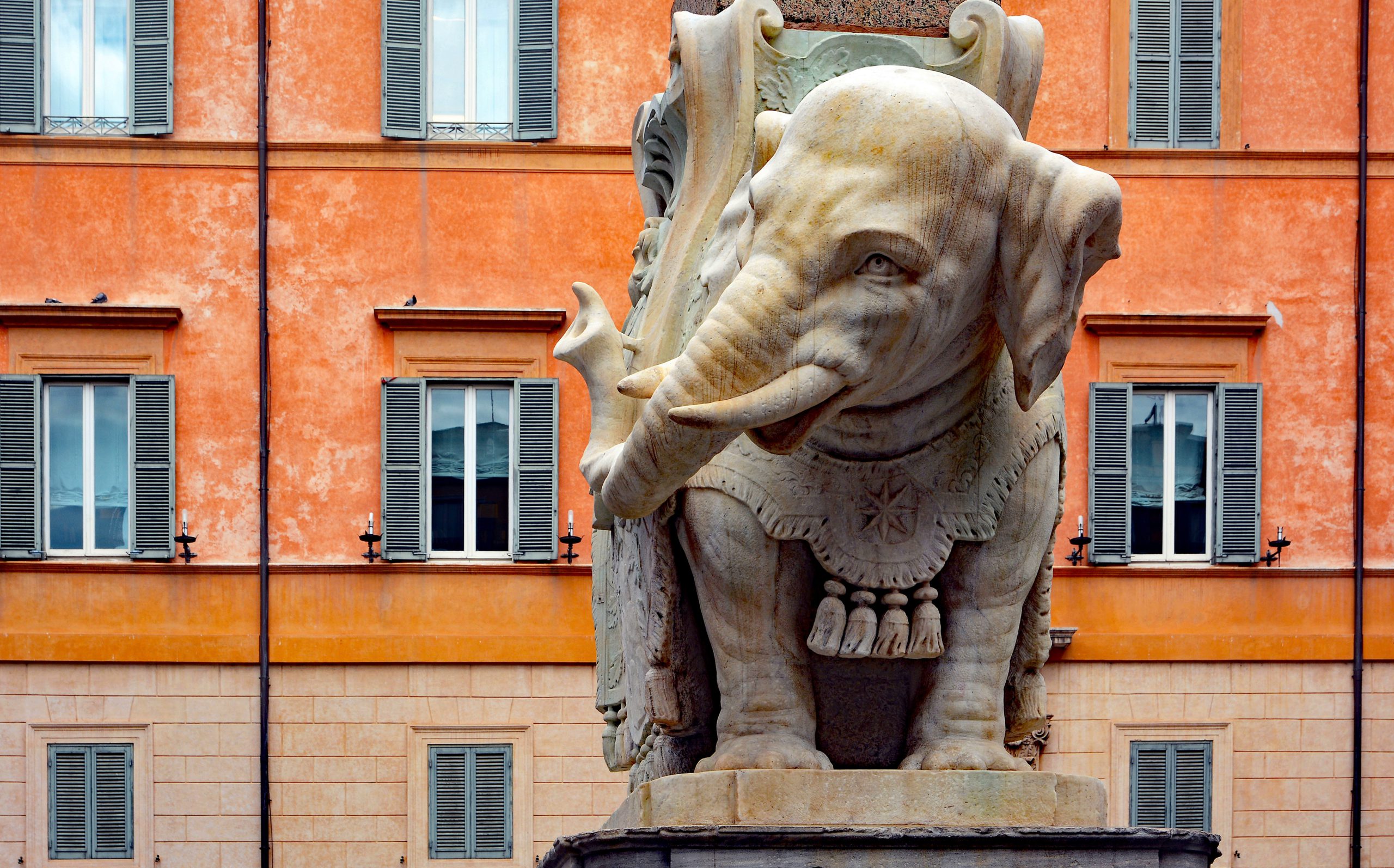 Elefantino del Bernini in Piazza Minerva