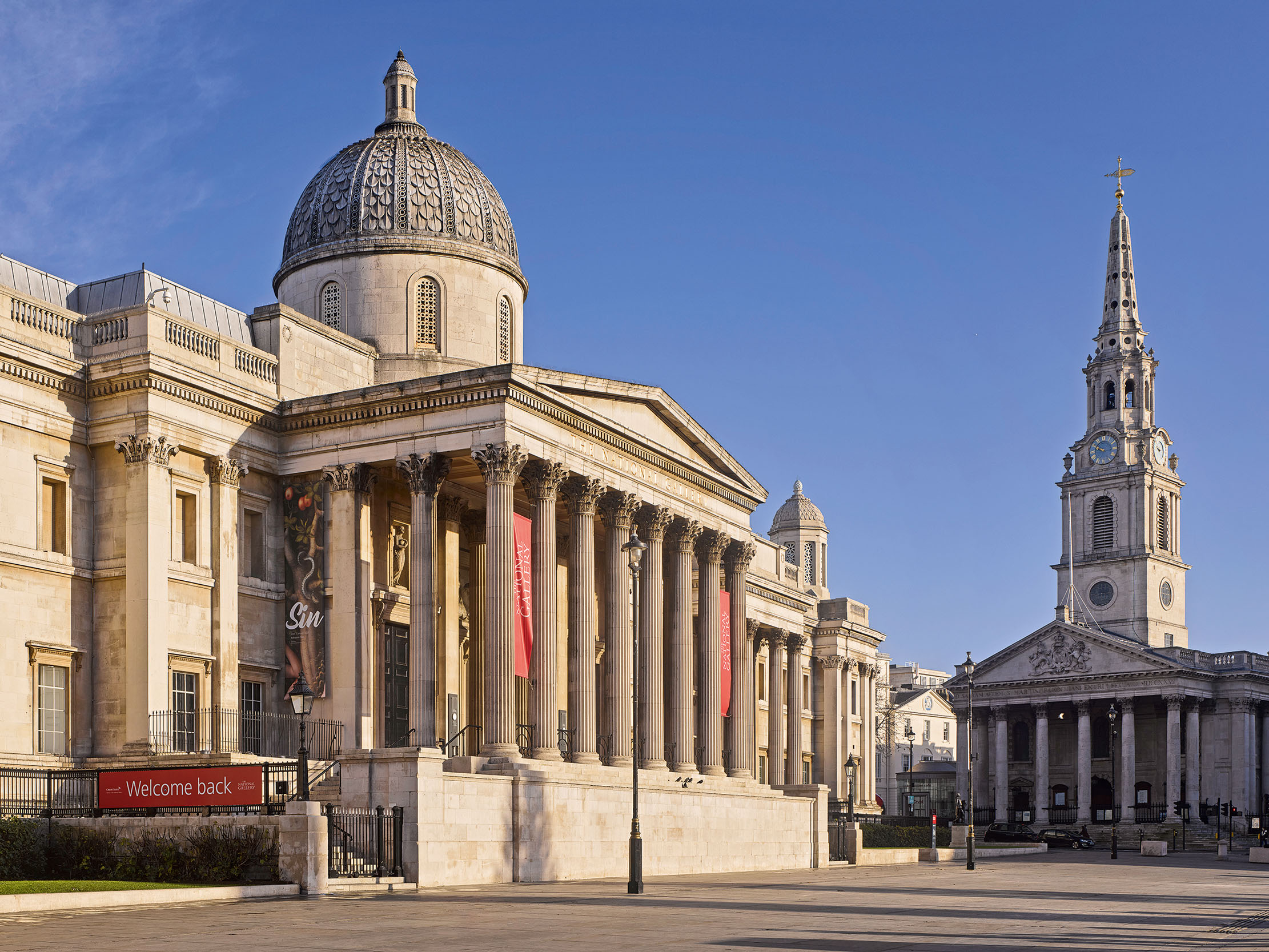 Esterno della National Gallery di Londra