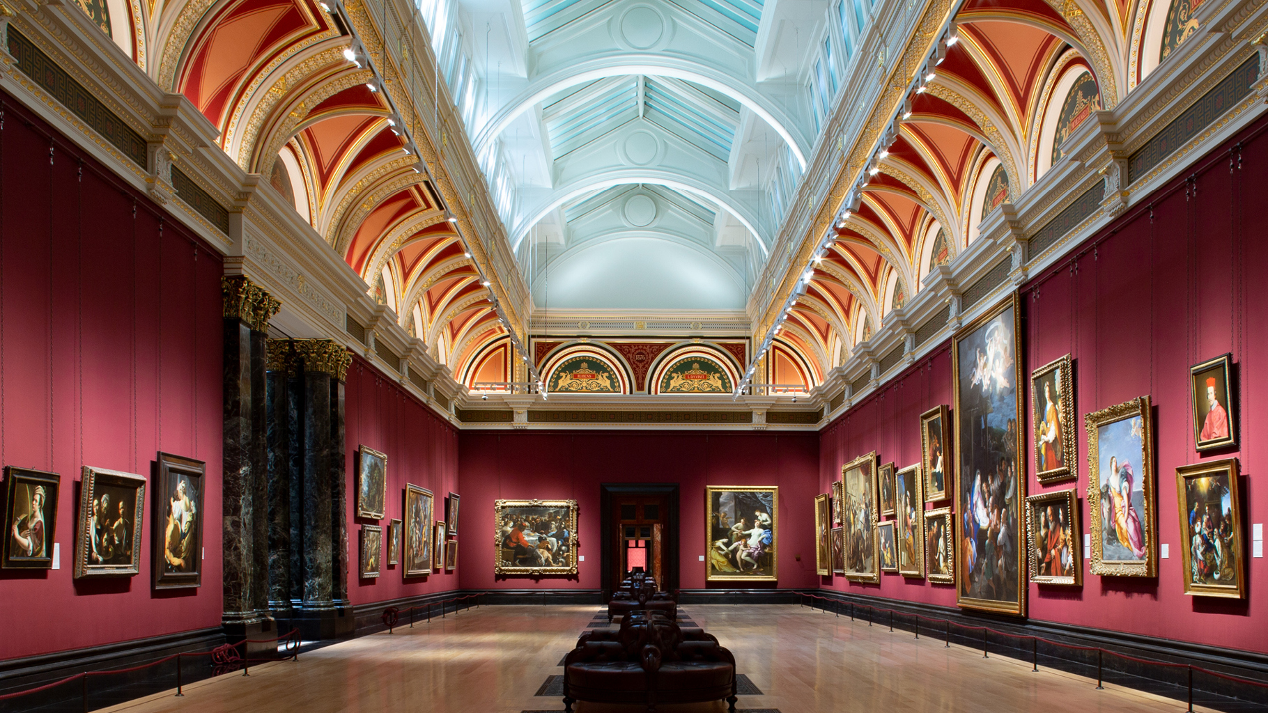 Interno della National Gallery di Londra