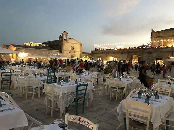 Marzamemi - Cena all'aperto