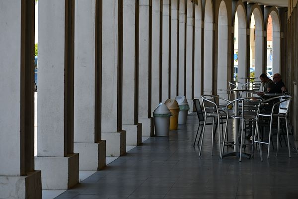 Tresigallo - I portici di Piazza della Repubblica