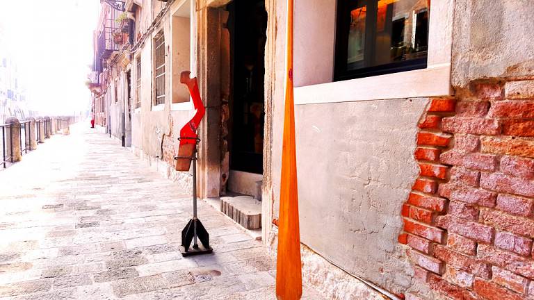 Venezia - L'ingresso al laboratorio